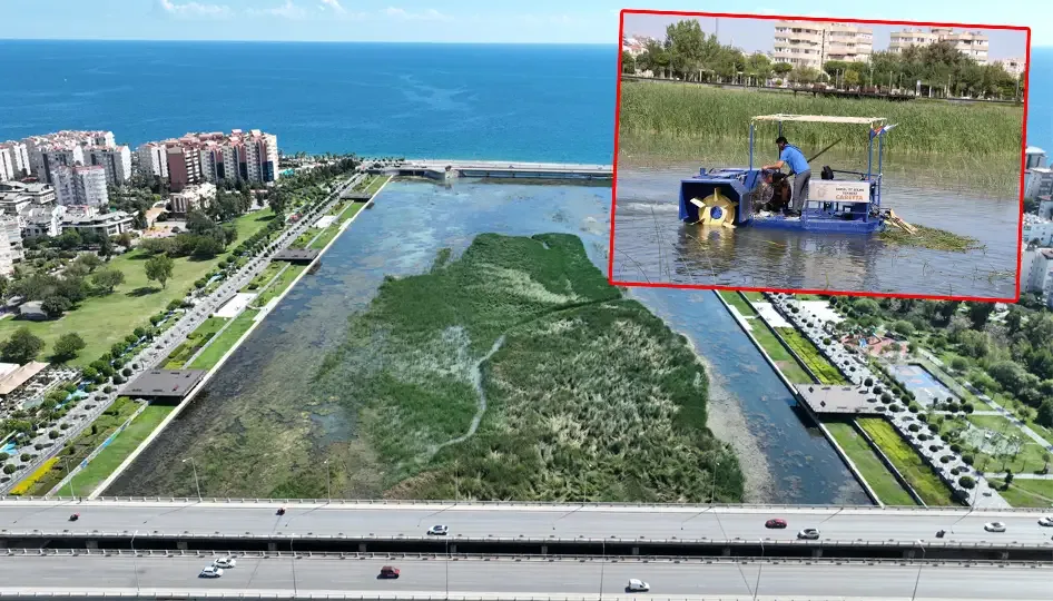 Boğaçayı temizlenmeye başladı: 320 ton sucul bitki, 4 ton atık toplandı