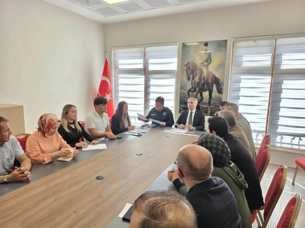 Beypazarı’nda okul güvenliği toplantısı yapıldı