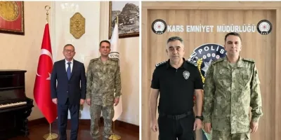Kars Tugay Komutanı Tuğgeneral Nail Türe’den Kars’ta veda ziyaretleri