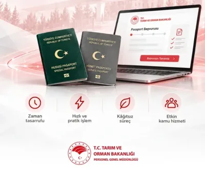 Tarım ve Orman Bakanlığında pasaport işlemlerinde dijital dönem