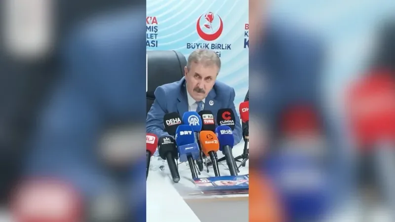 Mustafa Destici: Yazıcıoğlu davasında hak ettikleri cezayı alana kadar takipçisiyiz